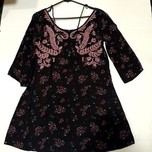 Xhililaration BoHo a Black  dress size Small